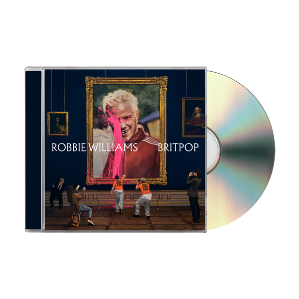 Front view of Robbie Williams - BRITPOP Standard CD only available on RobbieWilliams.com