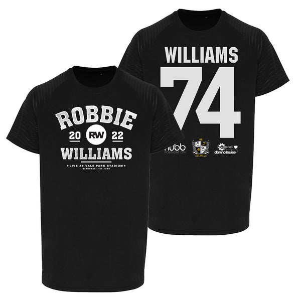 Homecoming Football Shirt only available on RobbieWilliams.com