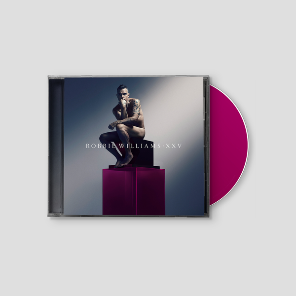 XXV Pink CD only available on RobbieWilliams.com