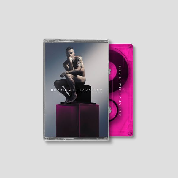 XXV Pink Cassette only available on RobbieWilliams.com