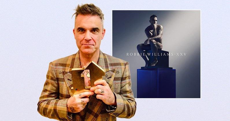 'XXV' tops the Official Albums Chart, becoming Robbie’s 14th Number 1 solo album.