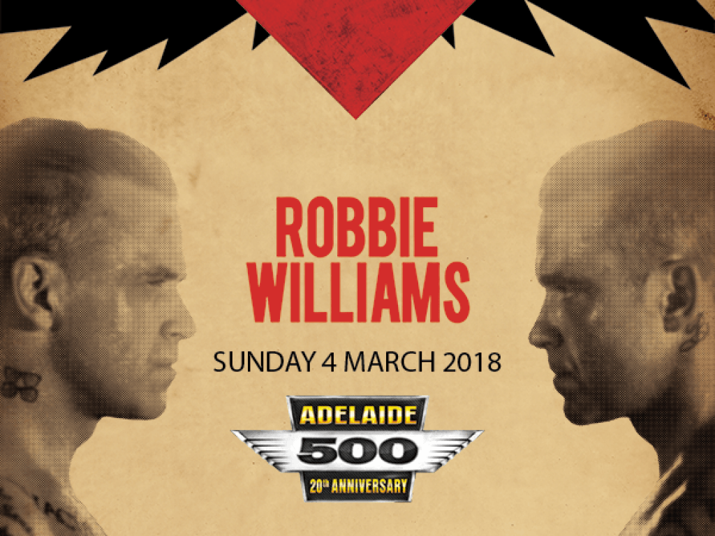 Robbie to headline the Adelaide 500