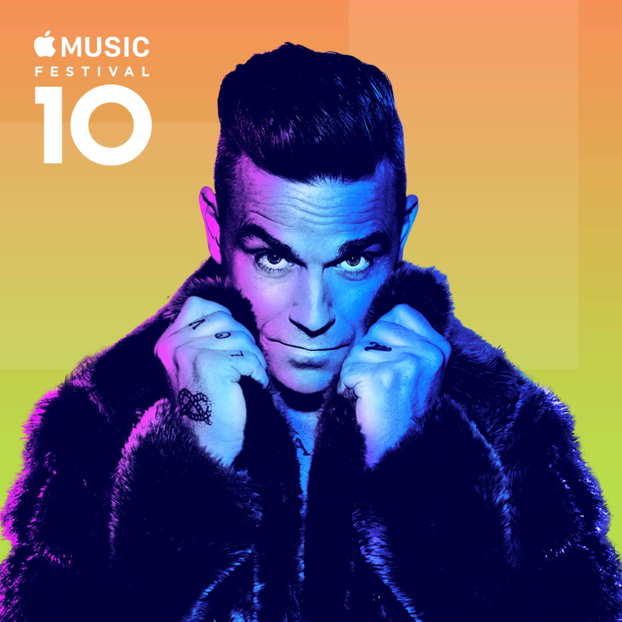 Robbie to perform at this year's Apple Music Festival