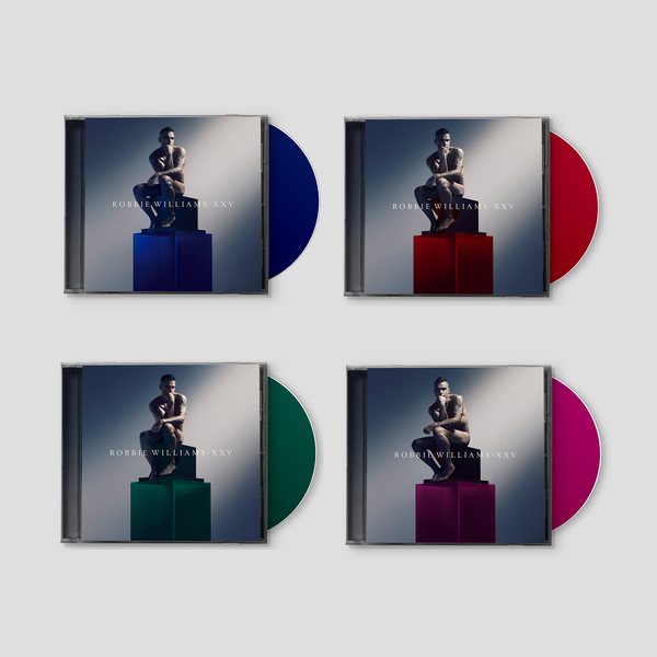 XXV CD - Choice of Colour only available on RobbieWilliams.com
