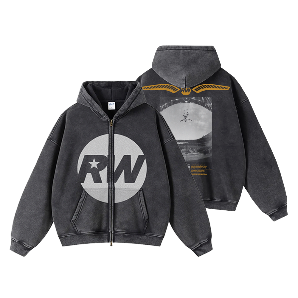 BRITPOP | Black Distressed 2026 Tour Hoodie