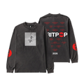 BRITPOP | Black Distressed Long-Sleeve 2026 Tour T-Shirt