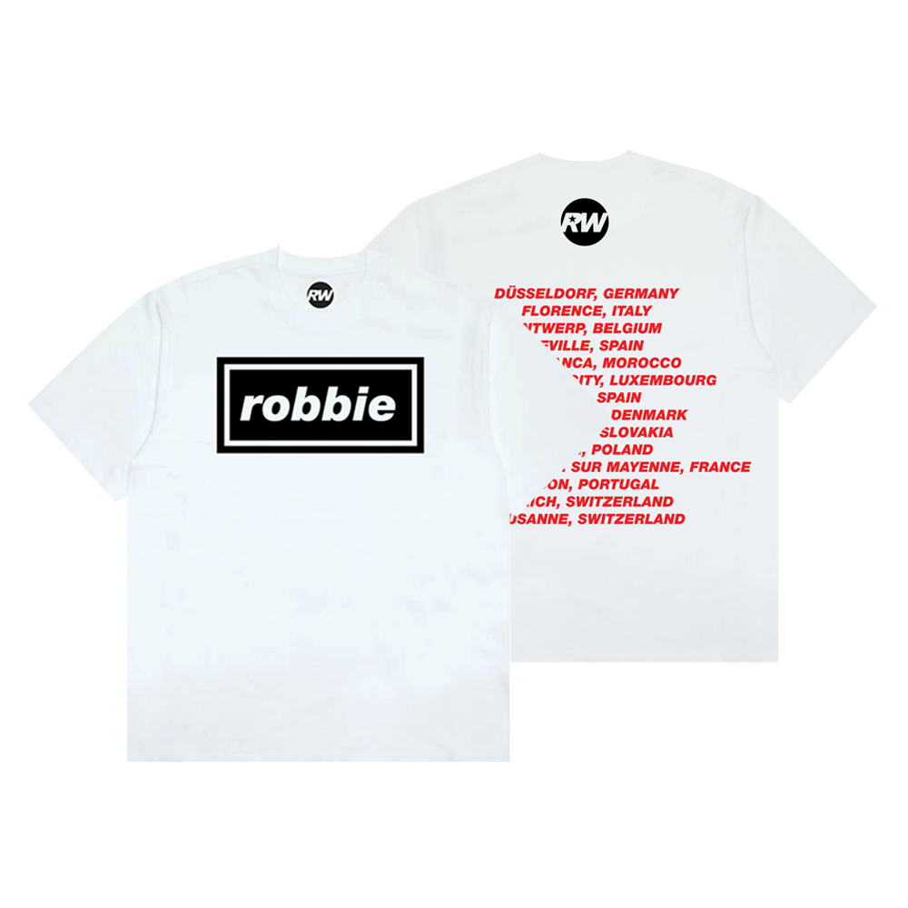 BRITPOP | White 2026 Tour T-Shirt