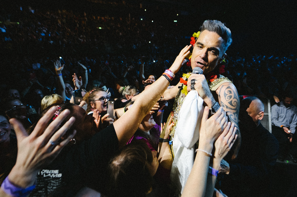 Mercedes Benz Arena Night 2 only available on RobbieWilliams.com