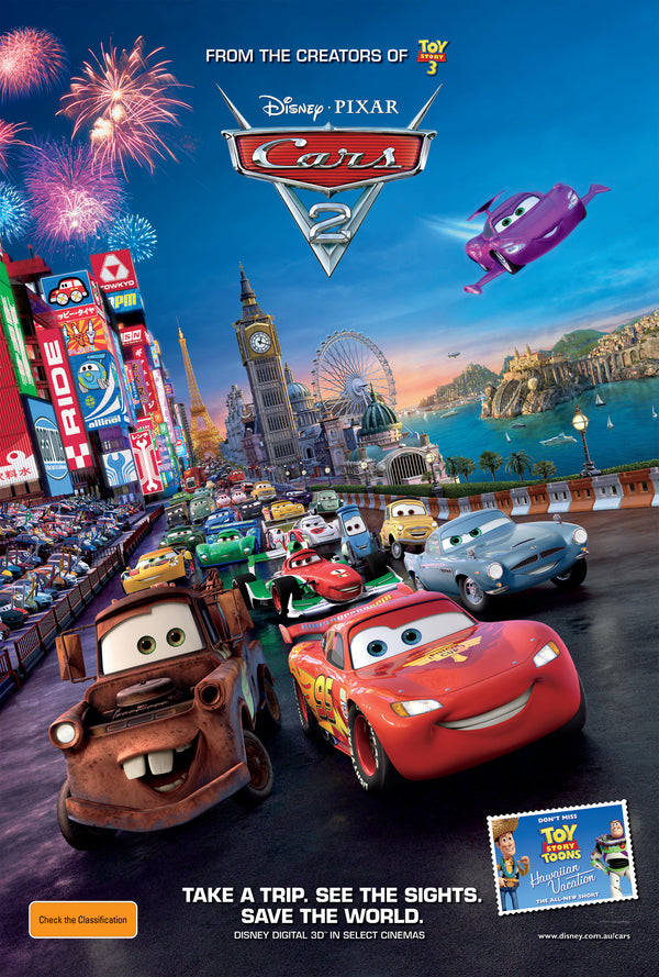 Cars 2 - Collision Of Worlds only available on RobbieWilliams.com