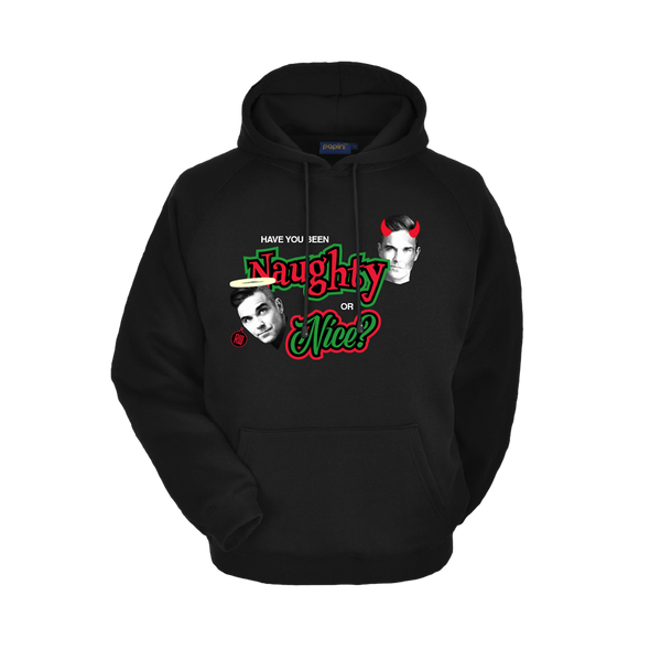 Naughty or Nice Hoodie only available on RobbieWilliams.com