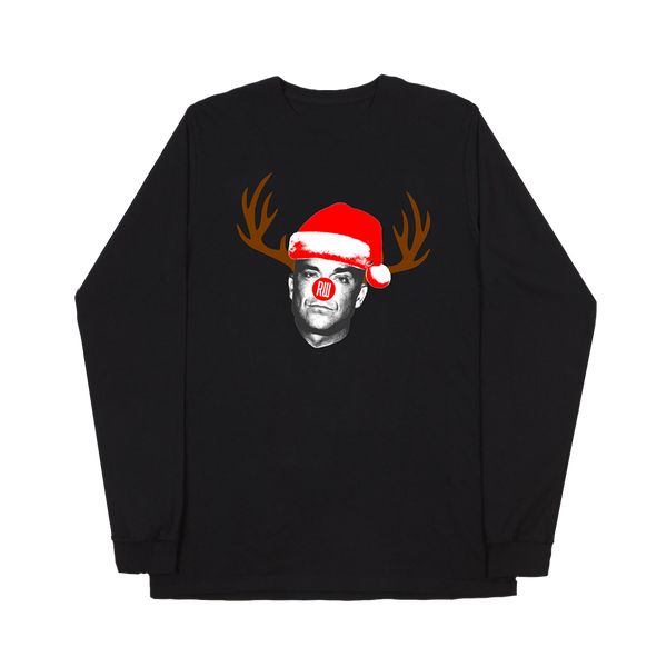Rudolph Longsleeve (Black) only available on RobbieWilliams.com