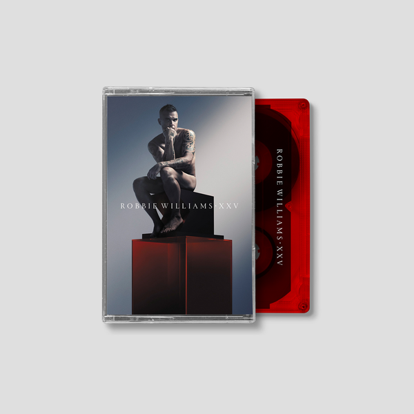 XXV Red Cassette only available on RobbieWilliams.com