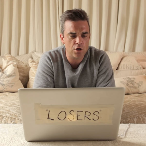 Losers video premiere only available on RobbieWilliams.com
