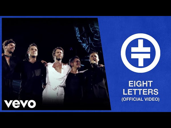Take That: Eight Letters only available on RobbieWilliams.com
